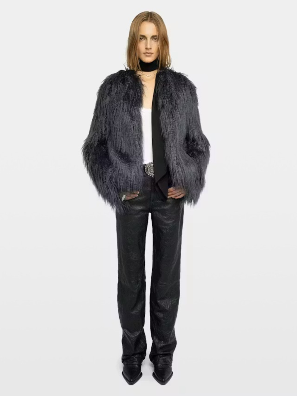 Zadig & Voltaire Women's Faux Fur Freddie Jacket in Black
